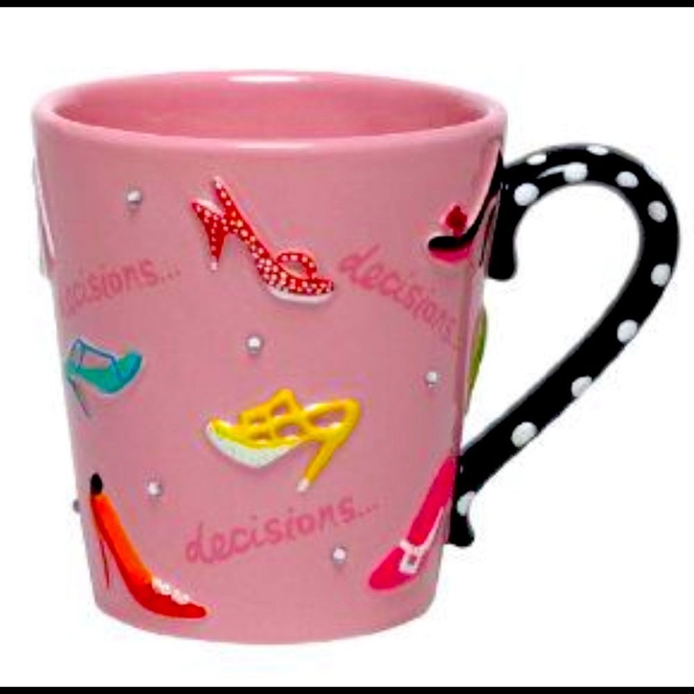 Lolita Stiletto Coffee Mug Pink